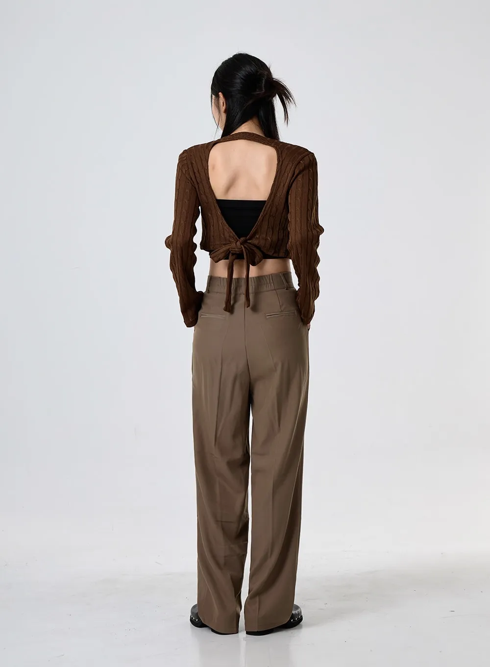 Basic Pintuck Tailored Pants CG30