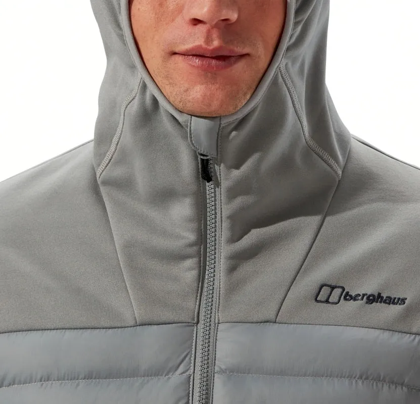 Berghaus Men's Vaskye Hooded Hybrid Jacket-Grey