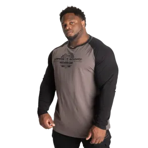 BETTER BODIES  RAGLAN LS (Grey/Black) - ملابس رياضية