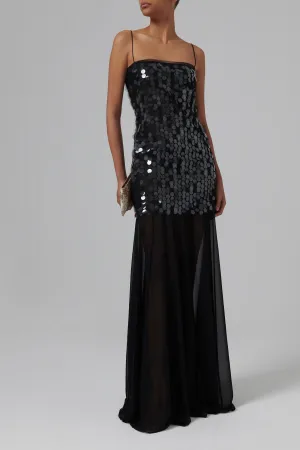 Black Salia Gown