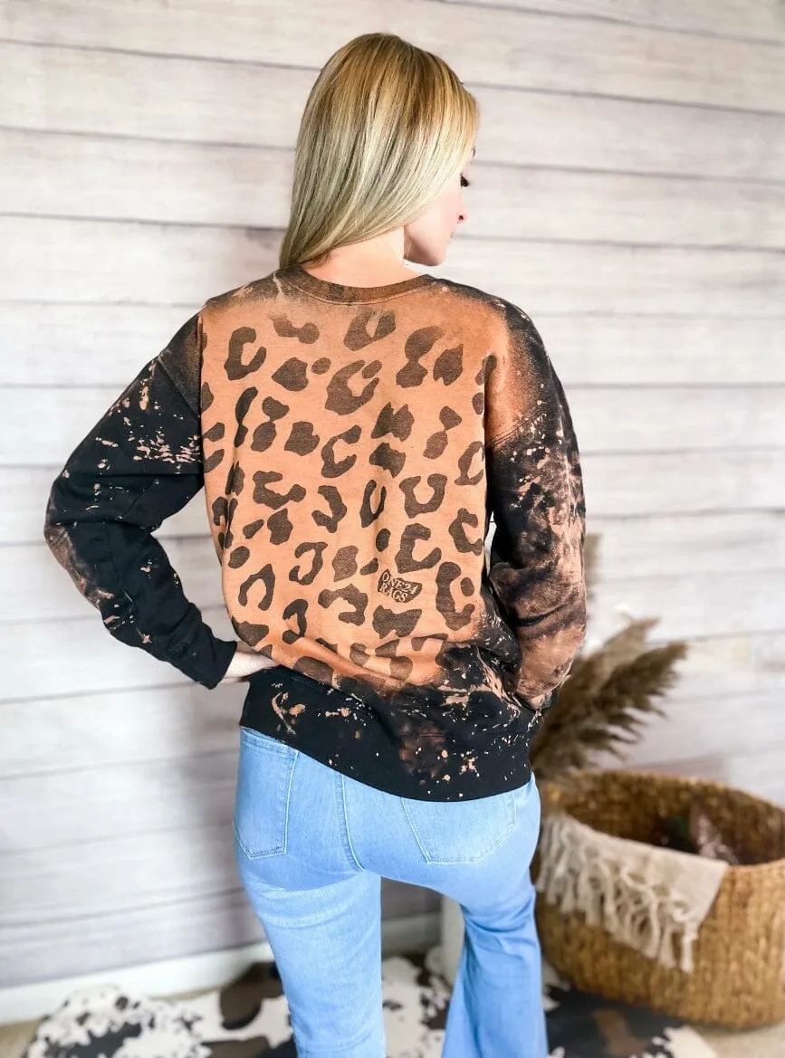 Bleached Leopard Sweater