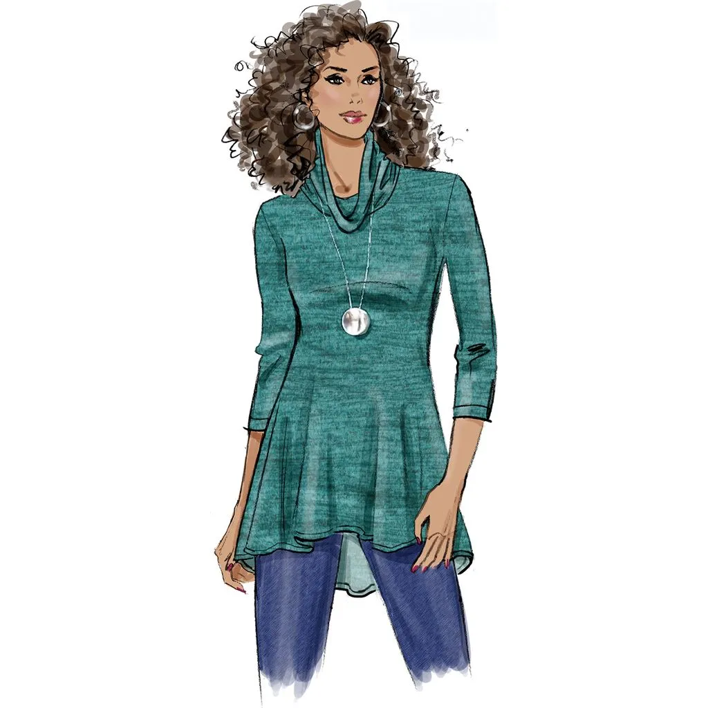 Butterick Pattern B6961 Misses' Knit Tops