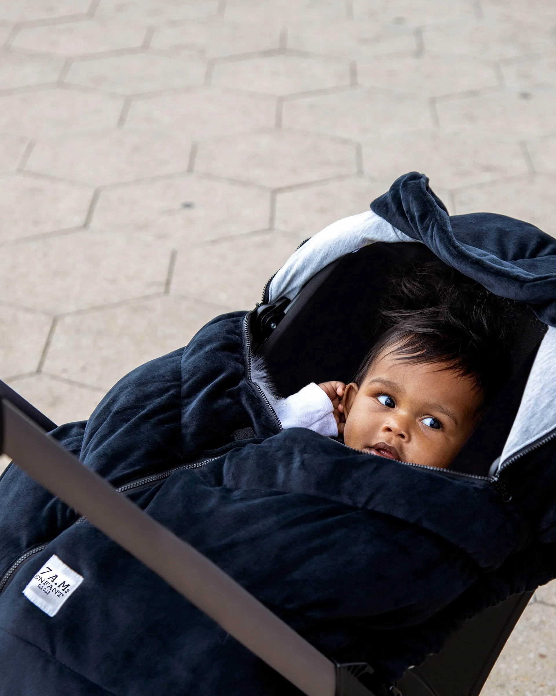Car Seat Cocoon Velour - Cotton