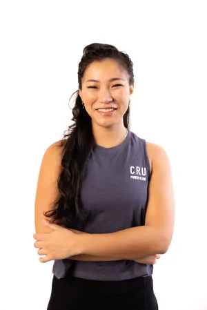 CRU X POWER FLOW Racerback Cropped Tank