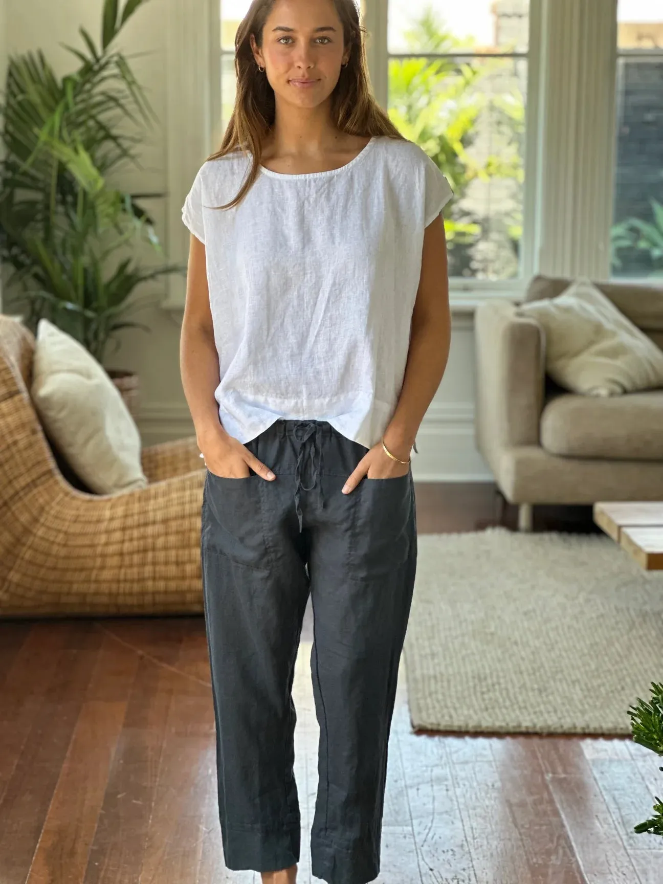 Darcy Pants - Charcoal