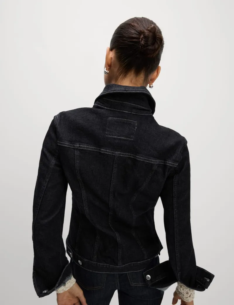 Denim Waisted Jacket
