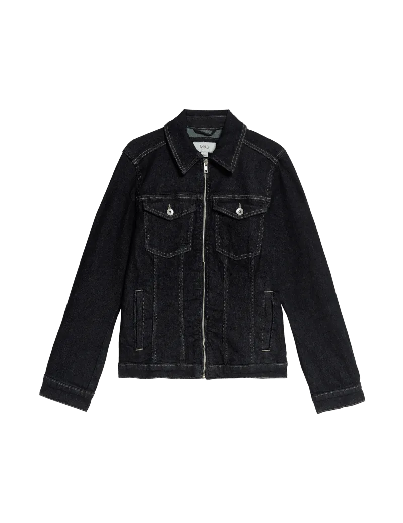 Denim Waisted Jacket