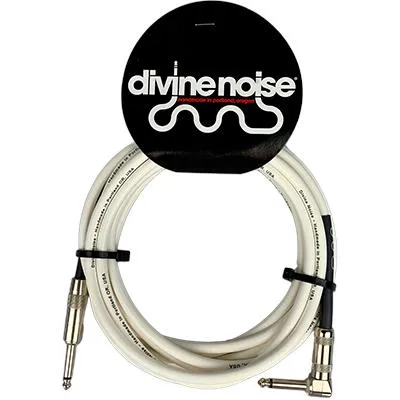 DIVINE NOISE Straight Cable - 10ft ST-RA - WHITE