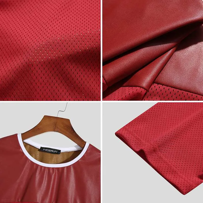 DUNGEON Glossy Mesh Cropped