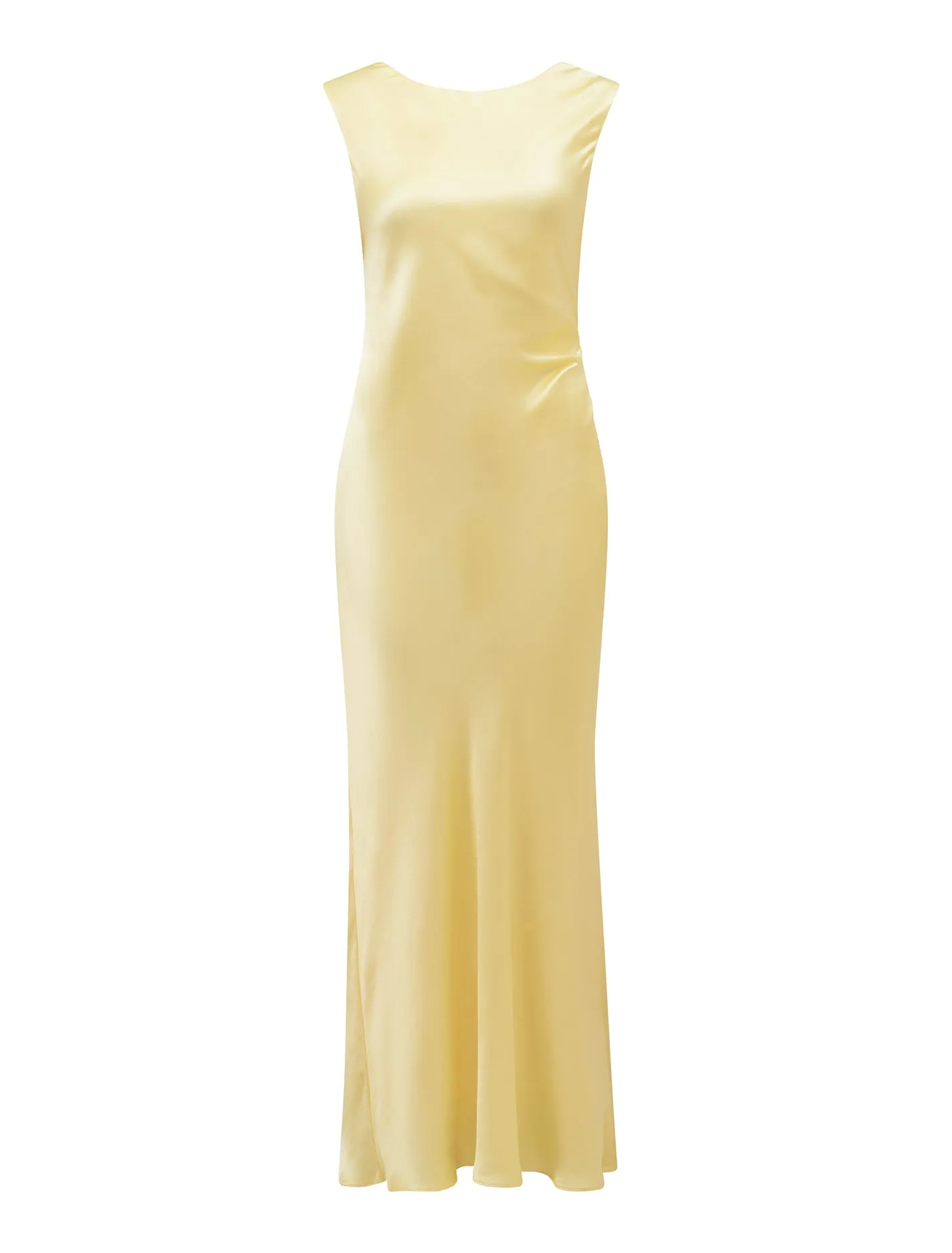 Eileen Open Back Satin Maxi Dress