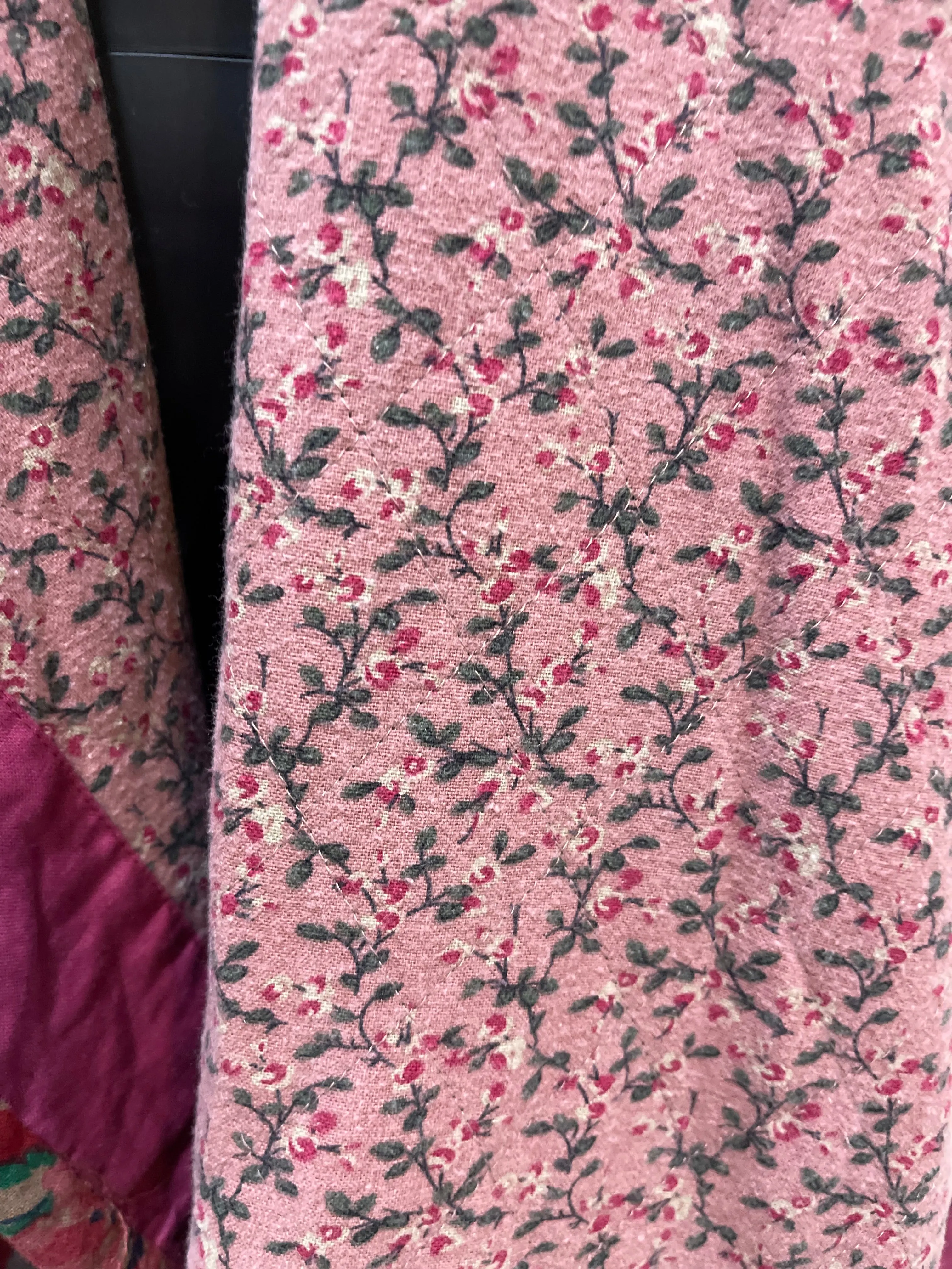 Floral Wrap Coat