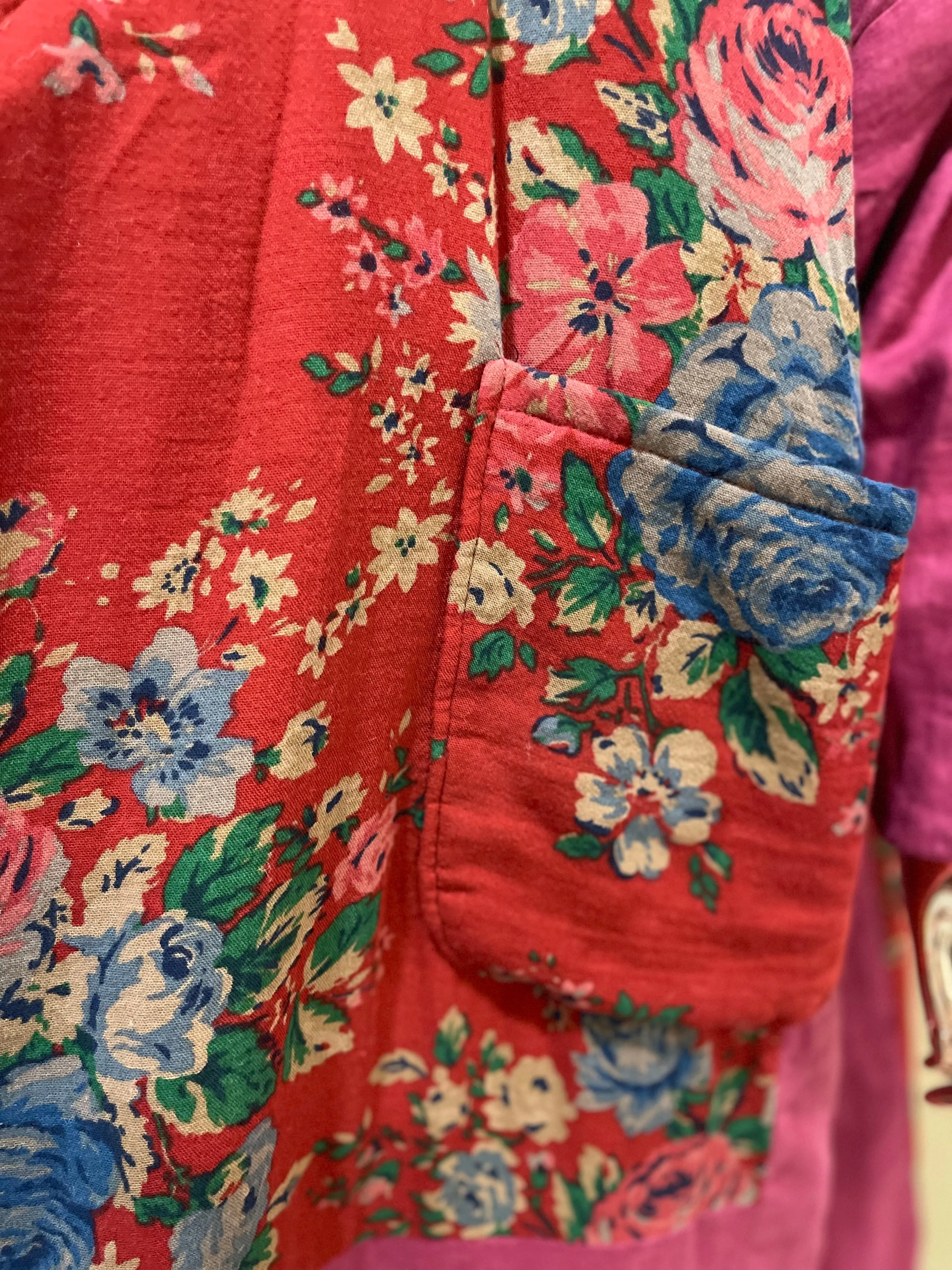 Floral Wrap Coat
