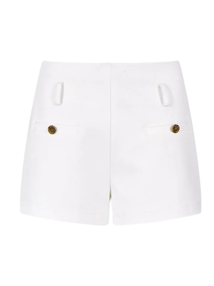 Frill Classy Retro Chic Blouse＆Short-Pants