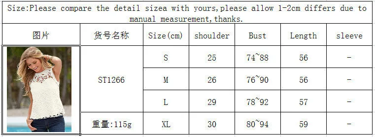 Hollow Out Sleeveless Scoop Straight Hot Blouse