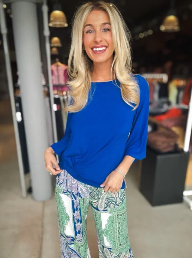 Karen Kane Sapphire Skies Top
