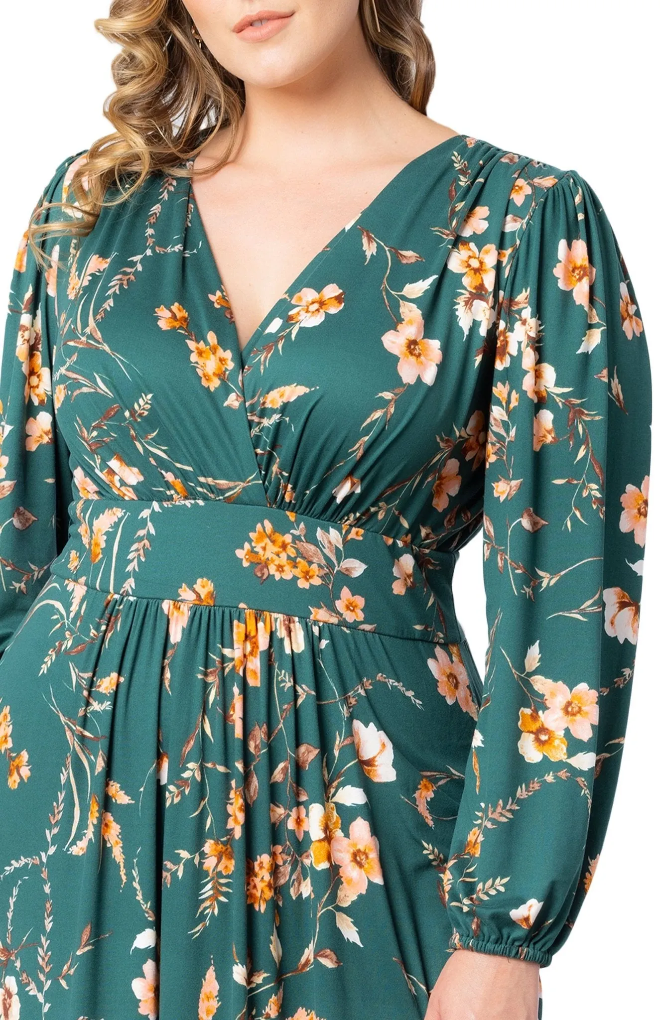 Kelsey Long Sleeve Maxi Dress - Plus