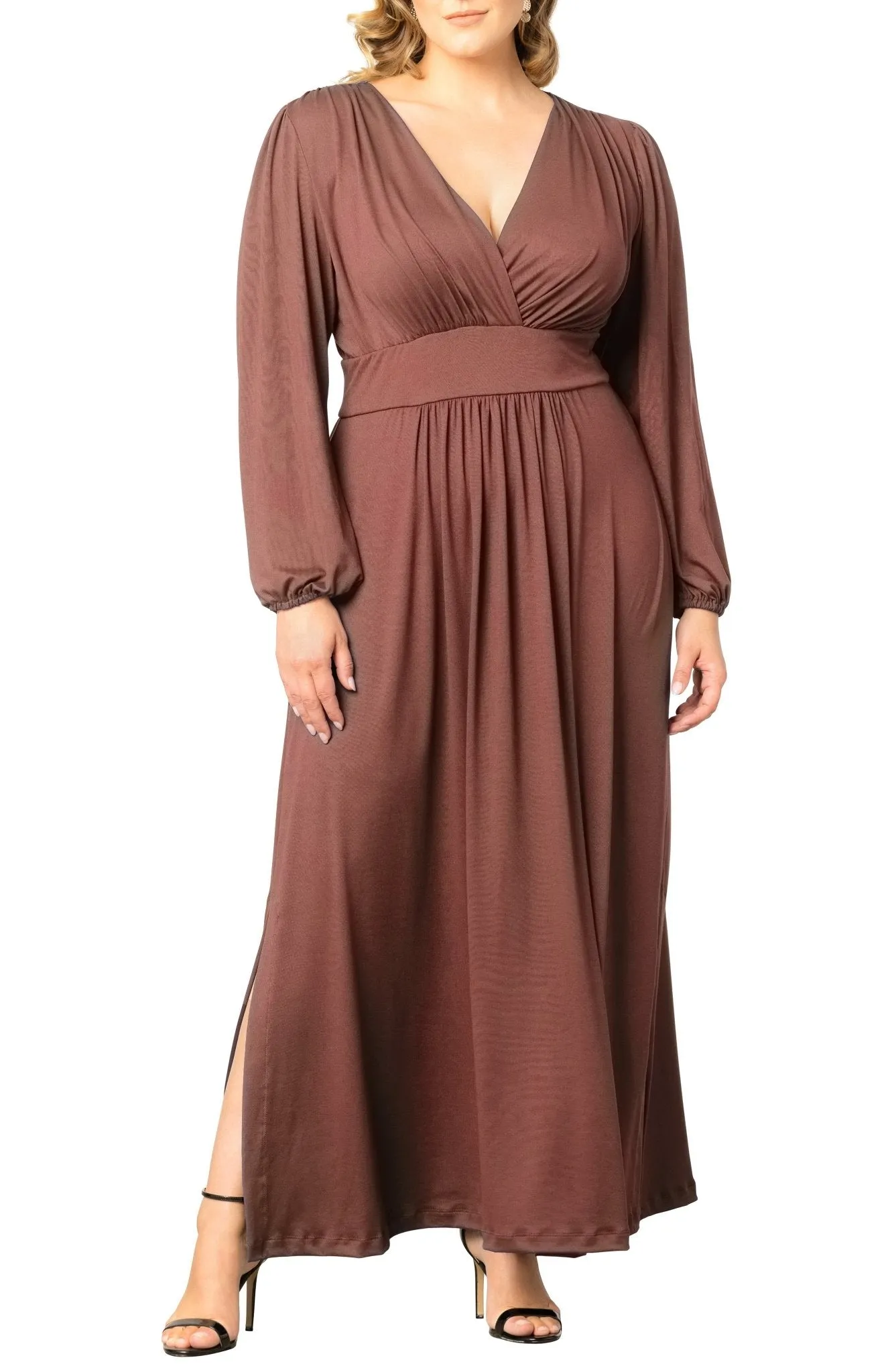 Kelsey Long Sleeve Maxi Dress - Plus