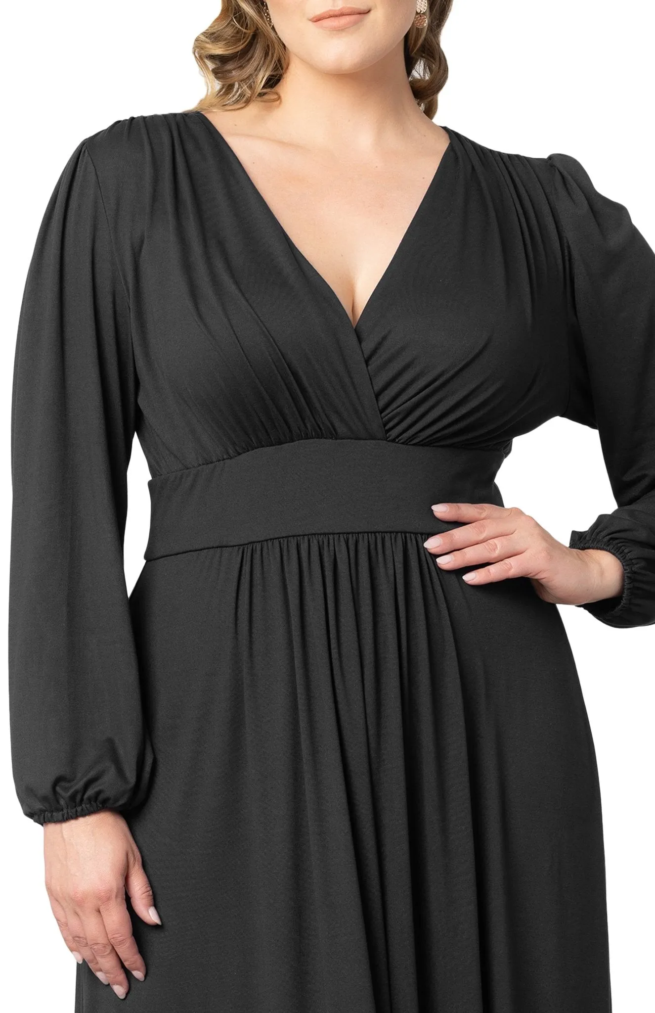 Kelsey Long Sleeve Maxi Dress - Plus