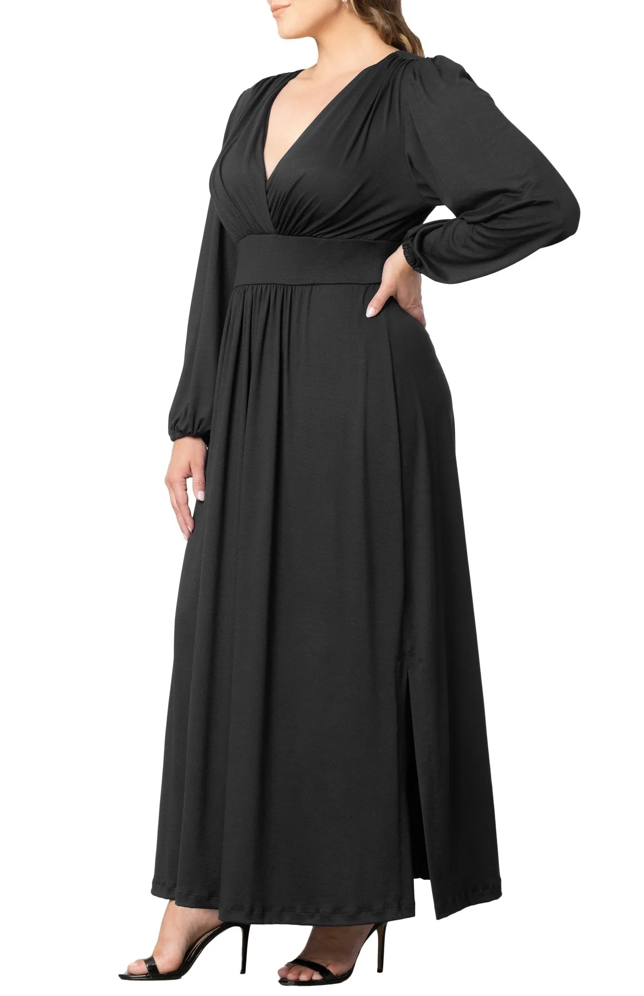Kelsey Long Sleeve Maxi Dress - Plus