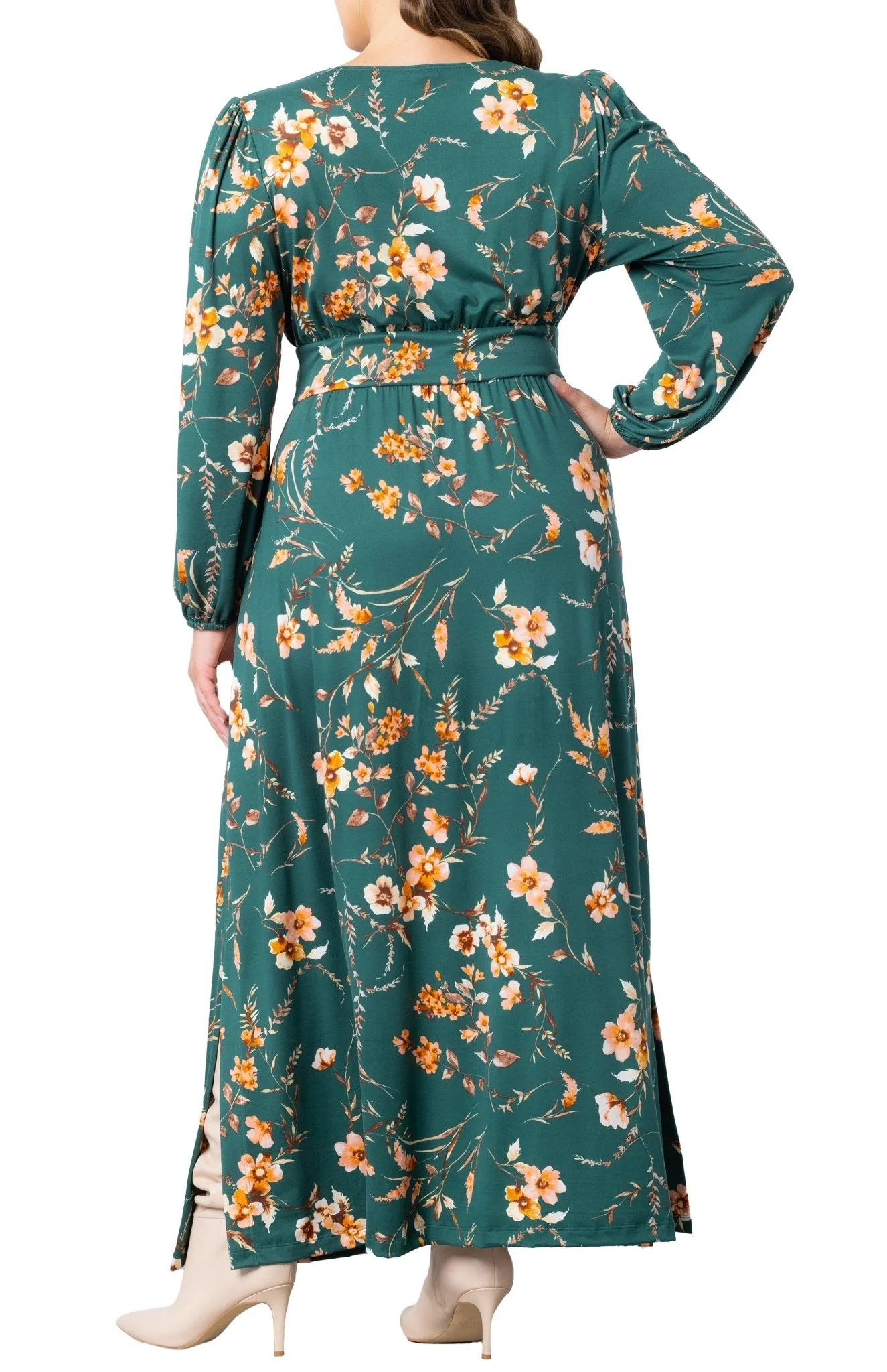 Kelsey Long Sleeve Maxi Dress - Plus