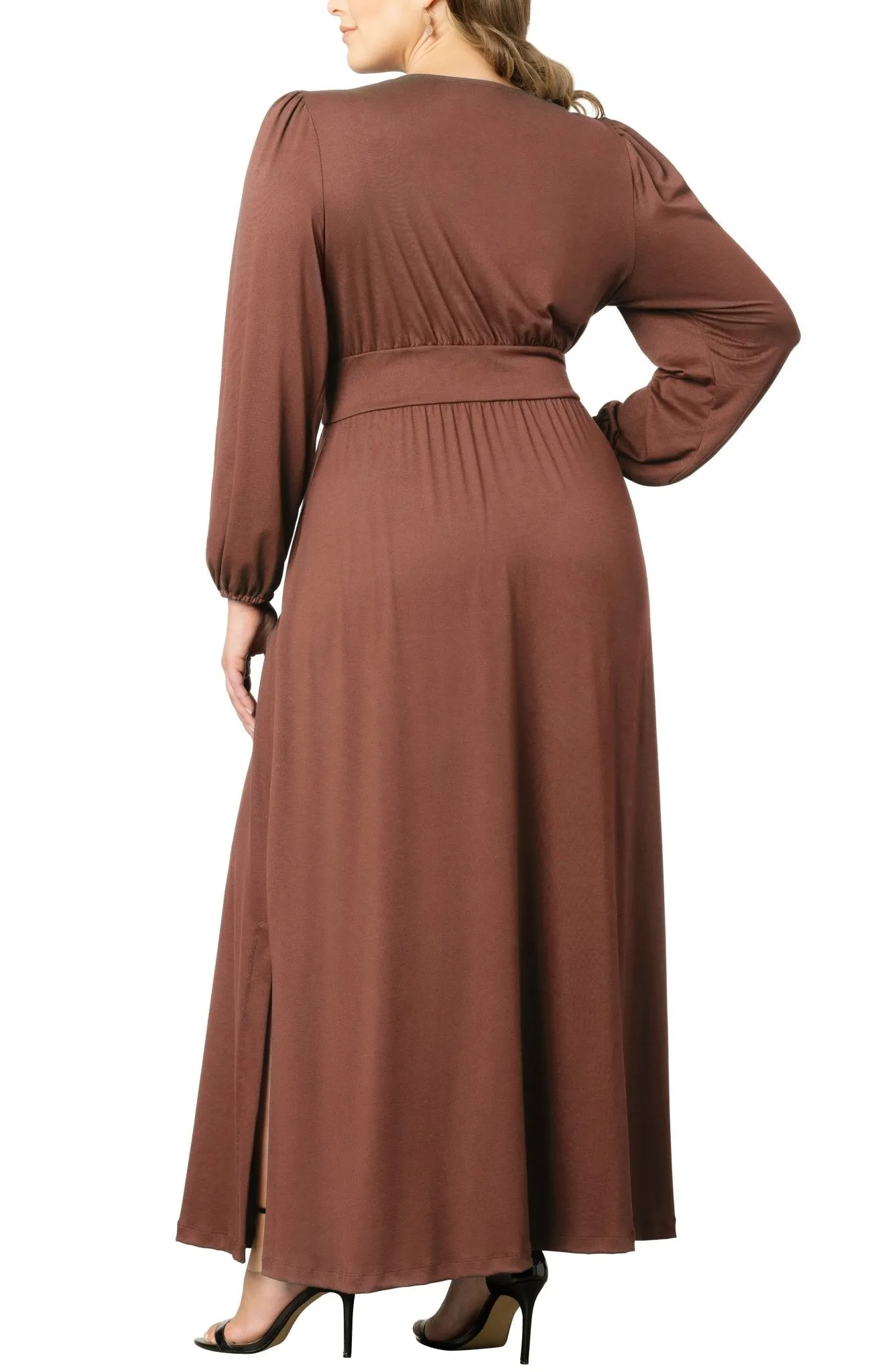 Kelsey Long Sleeve Maxi Dress - Plus