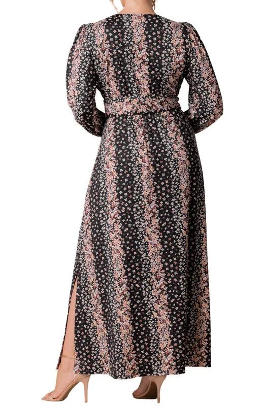 Kelsey Long Sleeve Maxi Dress - Plus
