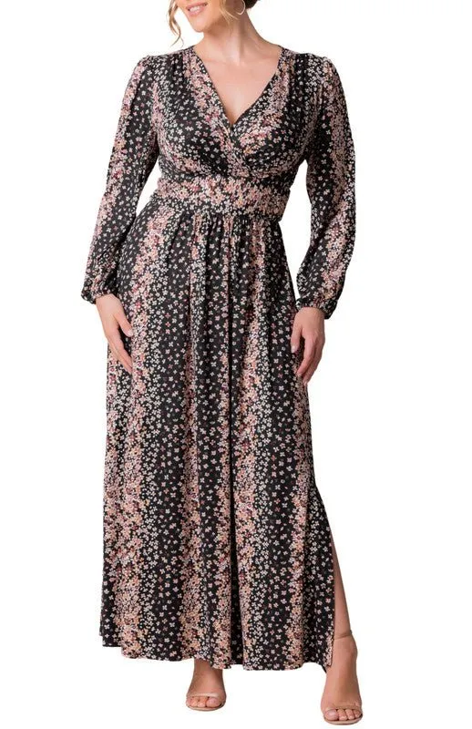 Kelsey Long Sleeve Maxi Dress - Plus