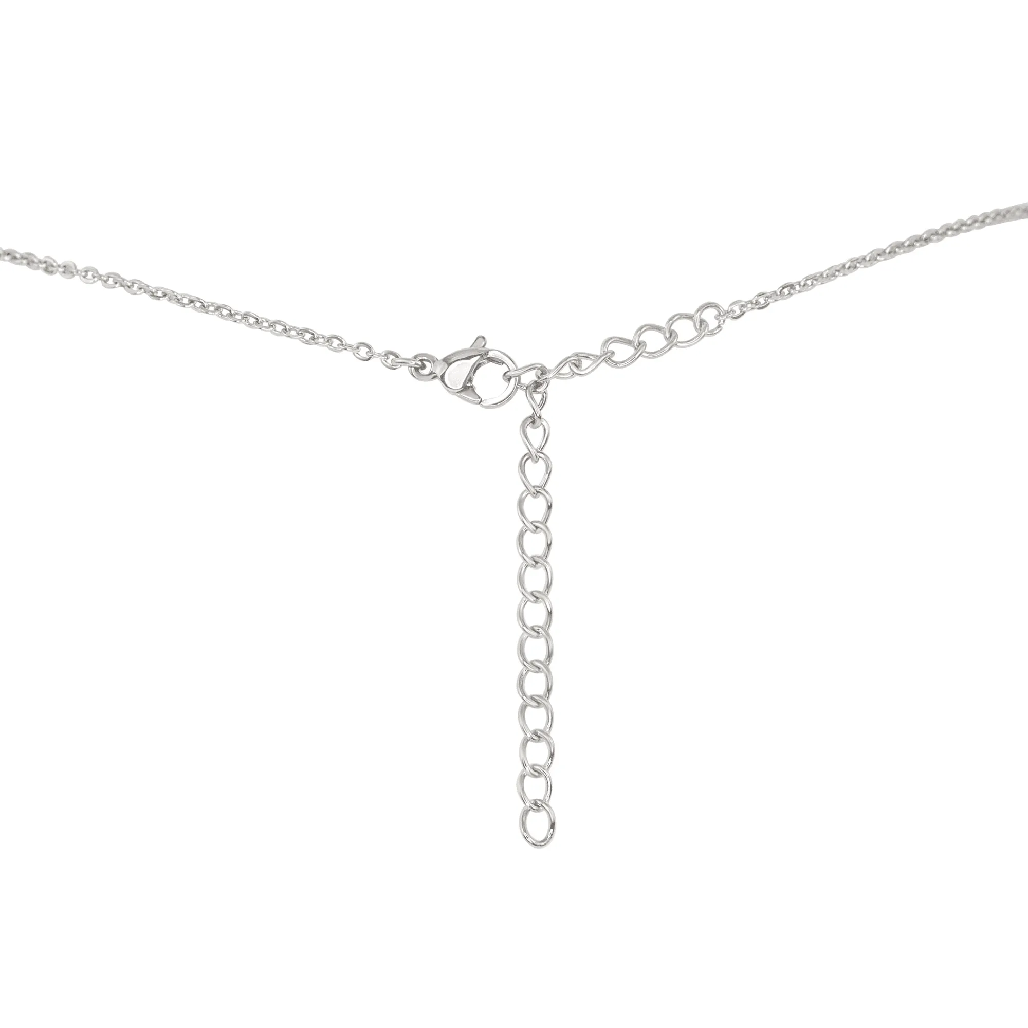 Larimar Gemstone Chain Layered Choker Necklace