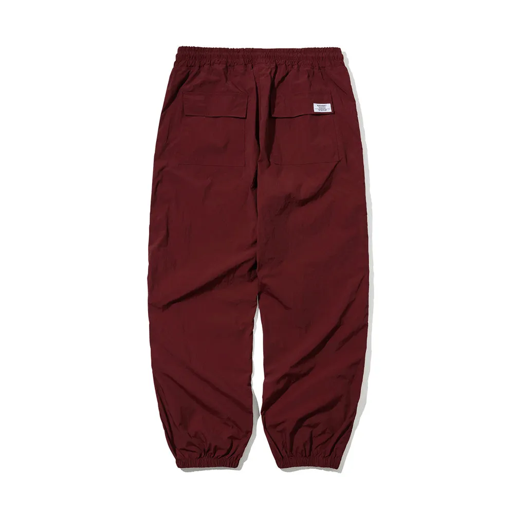 LIGHTWEIGHT LOGO JOGGER PANTS BURGUNDY