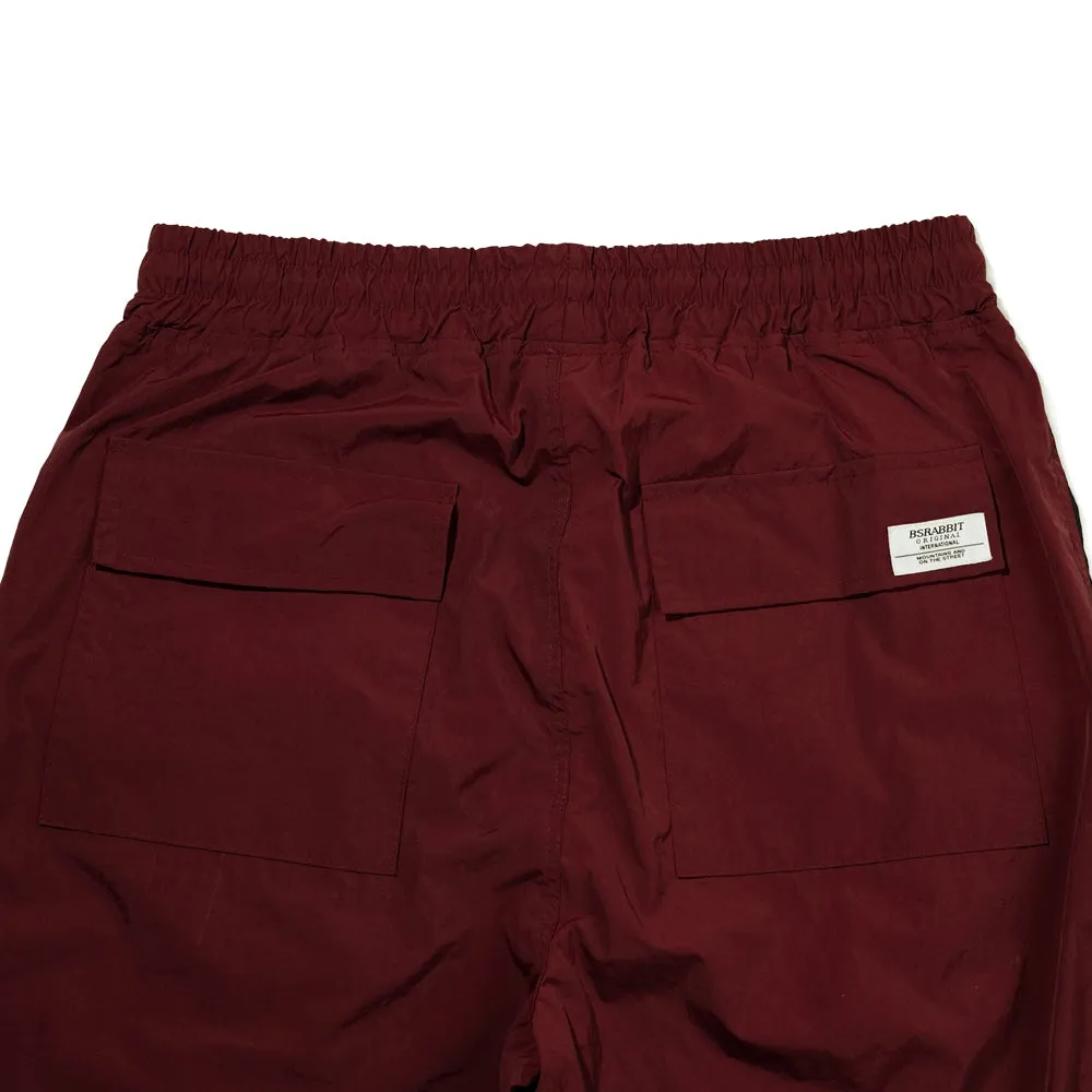 LIGHTWEIGHT LOGO JOGGER PANTS BURGUNDY