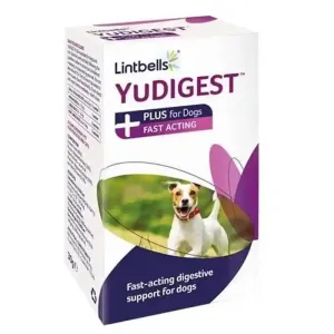 Lintbells YuDigest Plus Probiotics Natural Dog Health Supplements