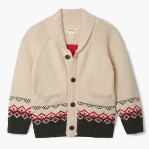 Majestic Stag Shawl Collar Cardigan