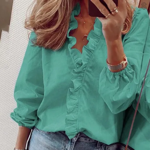 Maëlle – Zomerse Linnen Blouse Voor Een Luchtige Uitstraling