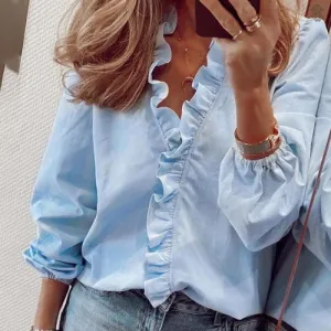 Maëlle – Zomerse Linnen Blouse Voor Een Luchtige Uitstraling