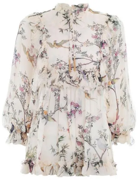 'Maples' Frill Top
