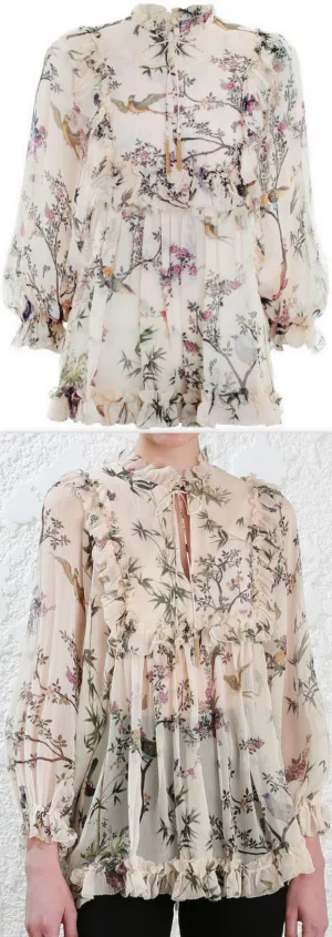 'Maples' Frill Top