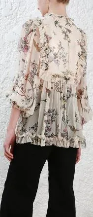 'Maples' Frill Top