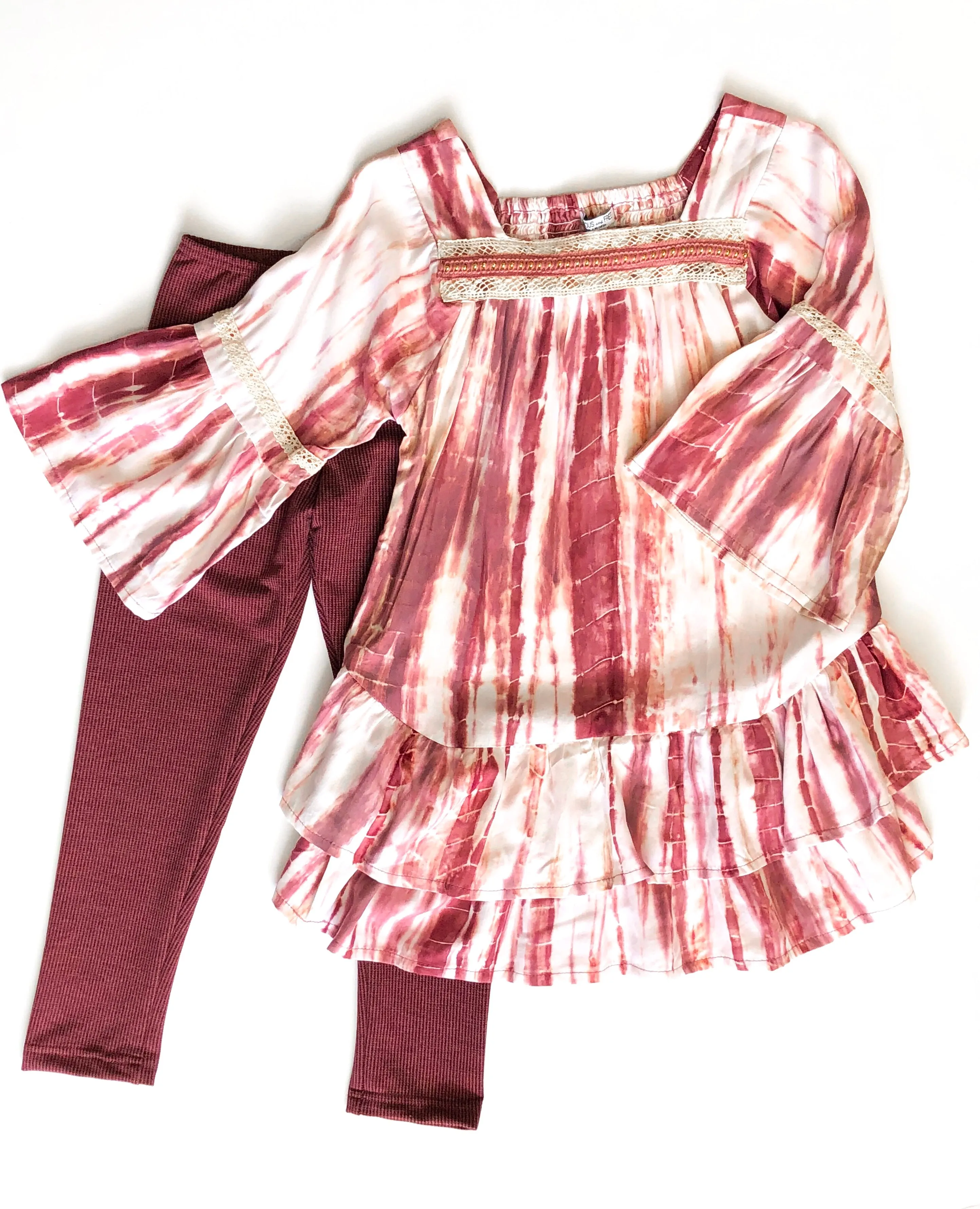Maroon Full Length Legging