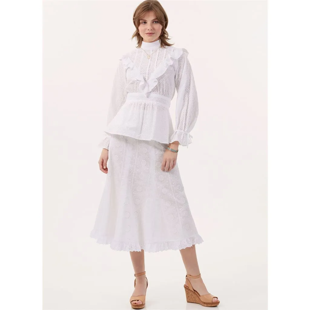 McCall's Pattern M8490 Misses' Tops, Skirt and Petticoat by Laura Ashley