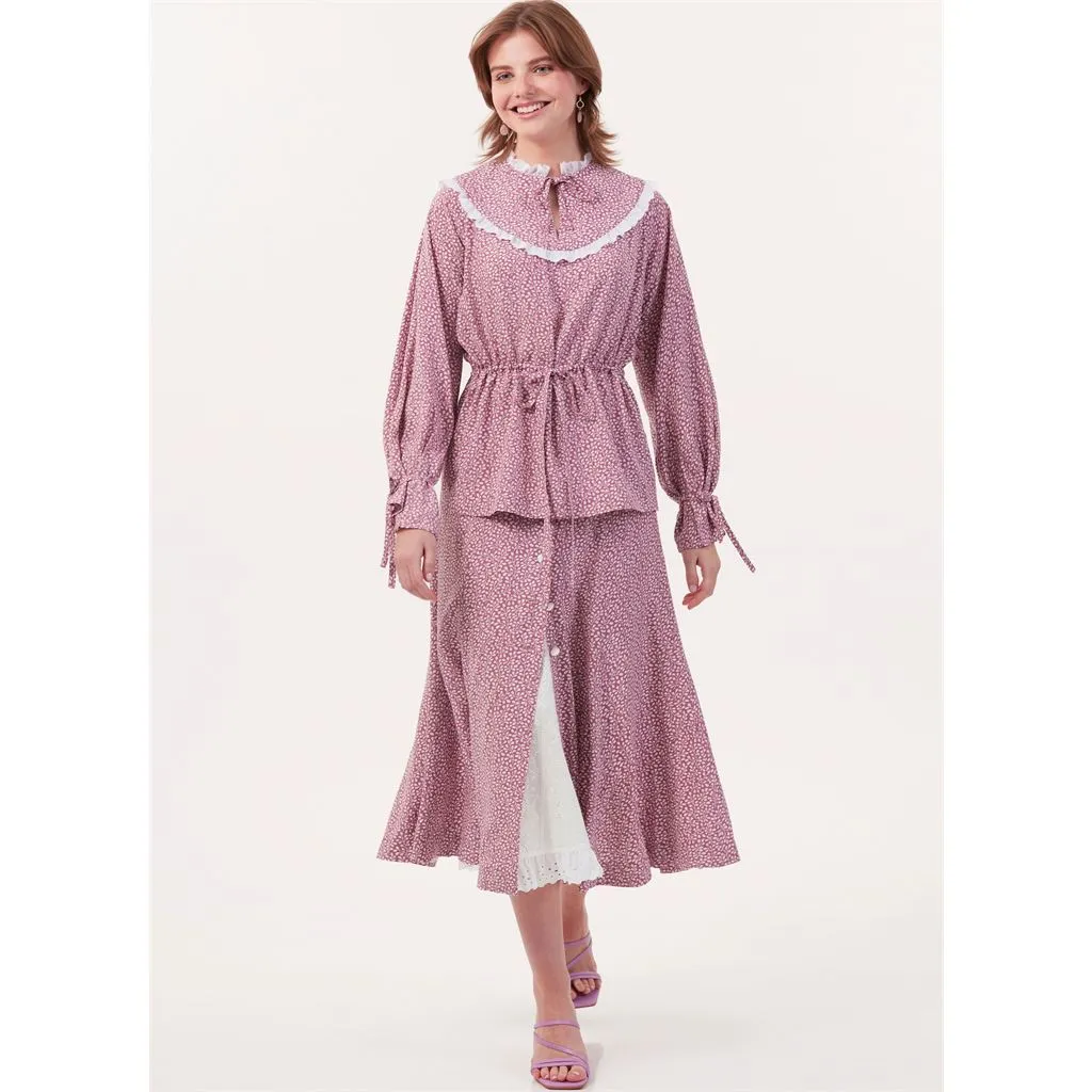 McCall's Pattern M8490 Misses' Tops, Skirt and Petticoat by Laura Ashley