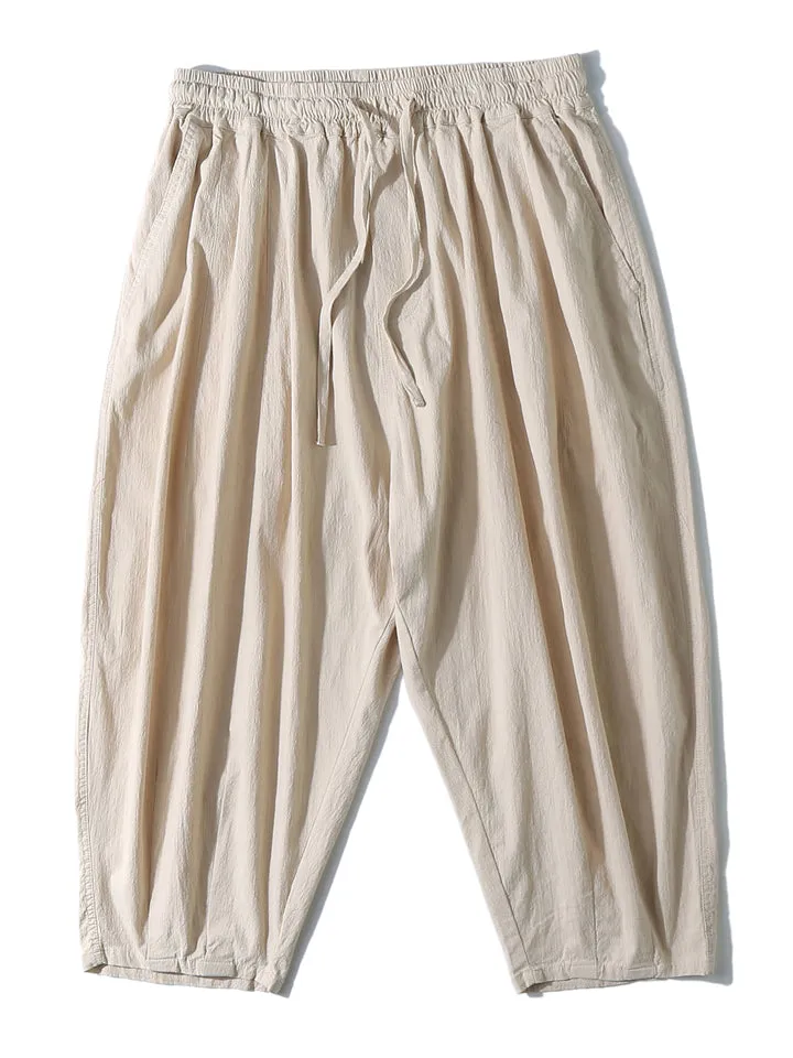 Men's Solid Color Lightweight Loose Style Pants