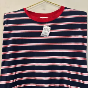 Moodie Navy/ Red Striped Tank Top Large