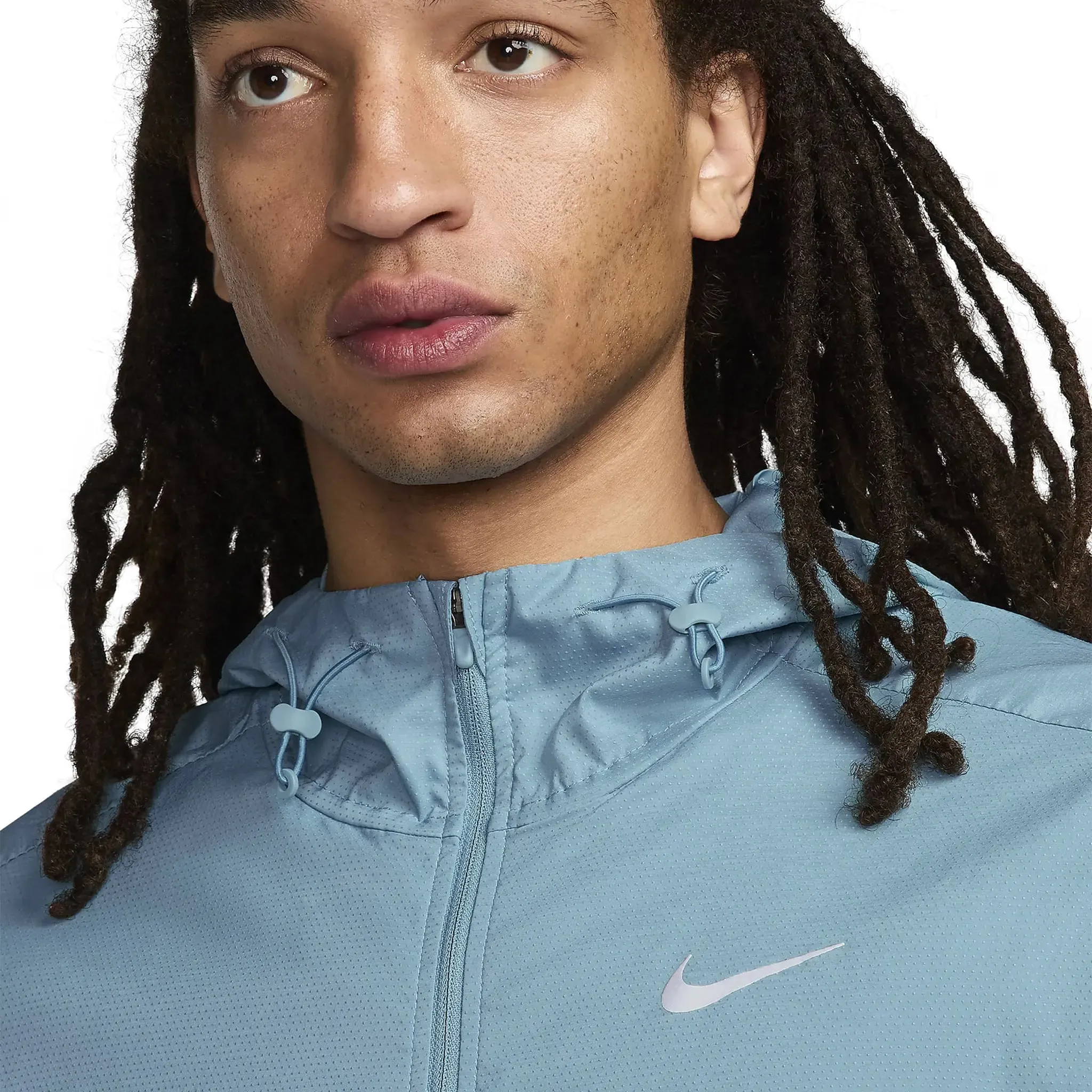 Nike Denim Turquoise Windrunner Jacket & Shorts