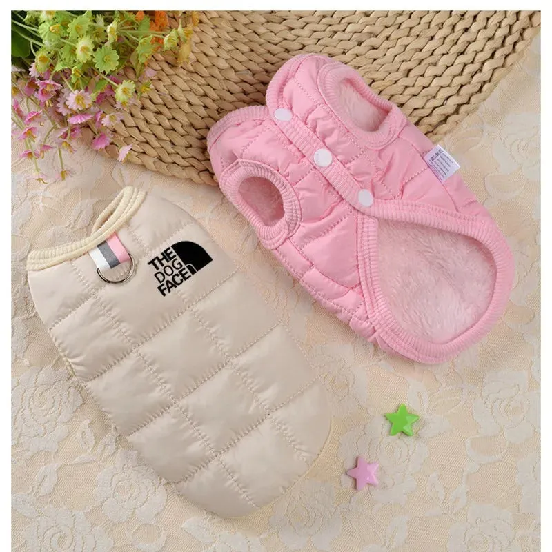 Pet Dogs Clothes Winter Cotton Dogs Vest Coats Plus Warm For Small Medium Dog Clothing Puppy French Bulldog Chihuahua Perro