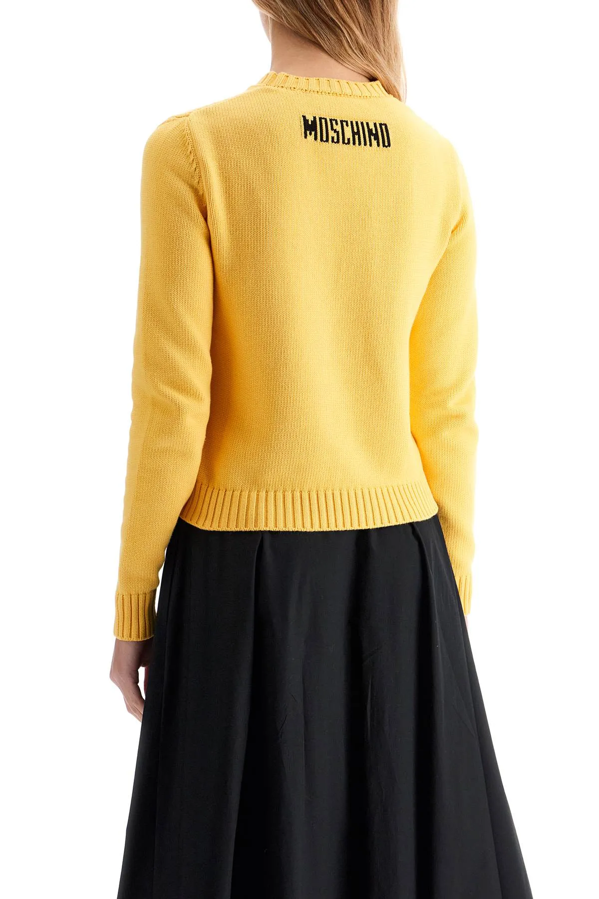 "smiley cotton blend t-shirt A0924 0507 YELLOW