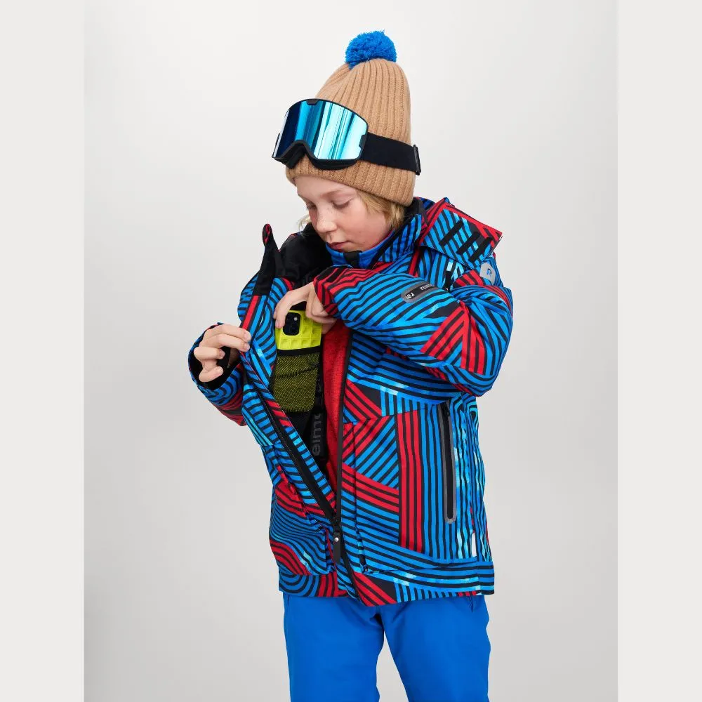 Reima Tirro Boys Ski Jacket, Bright Blue