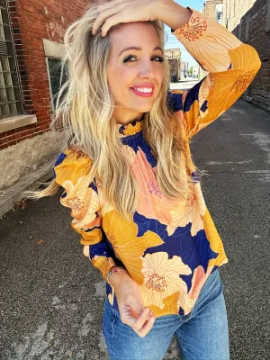 Self Contrast Emerald Blouse