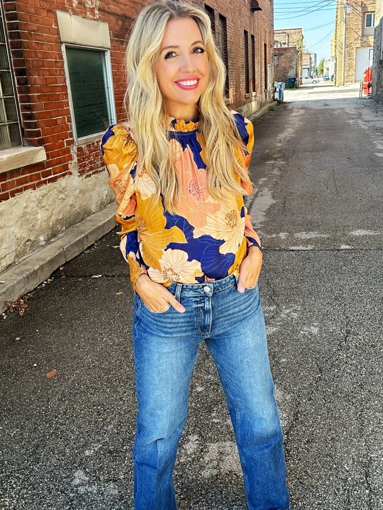 Self Contrast Emerald Blouse