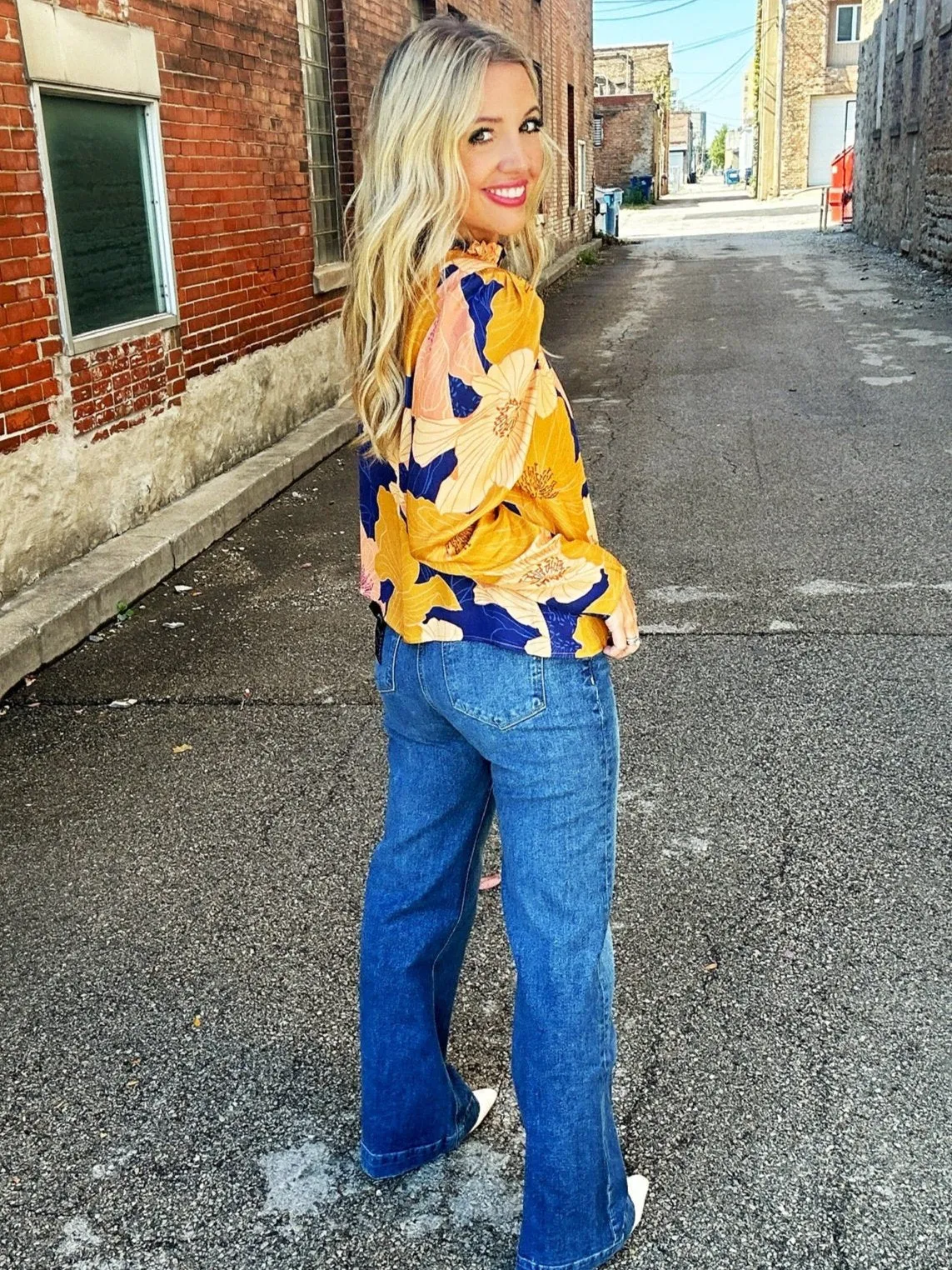Self Contrast Emerald Blouse