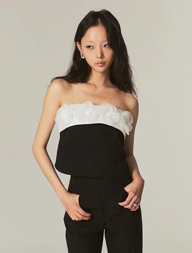 Short Flower Bi-Color Chic Inner Camisole